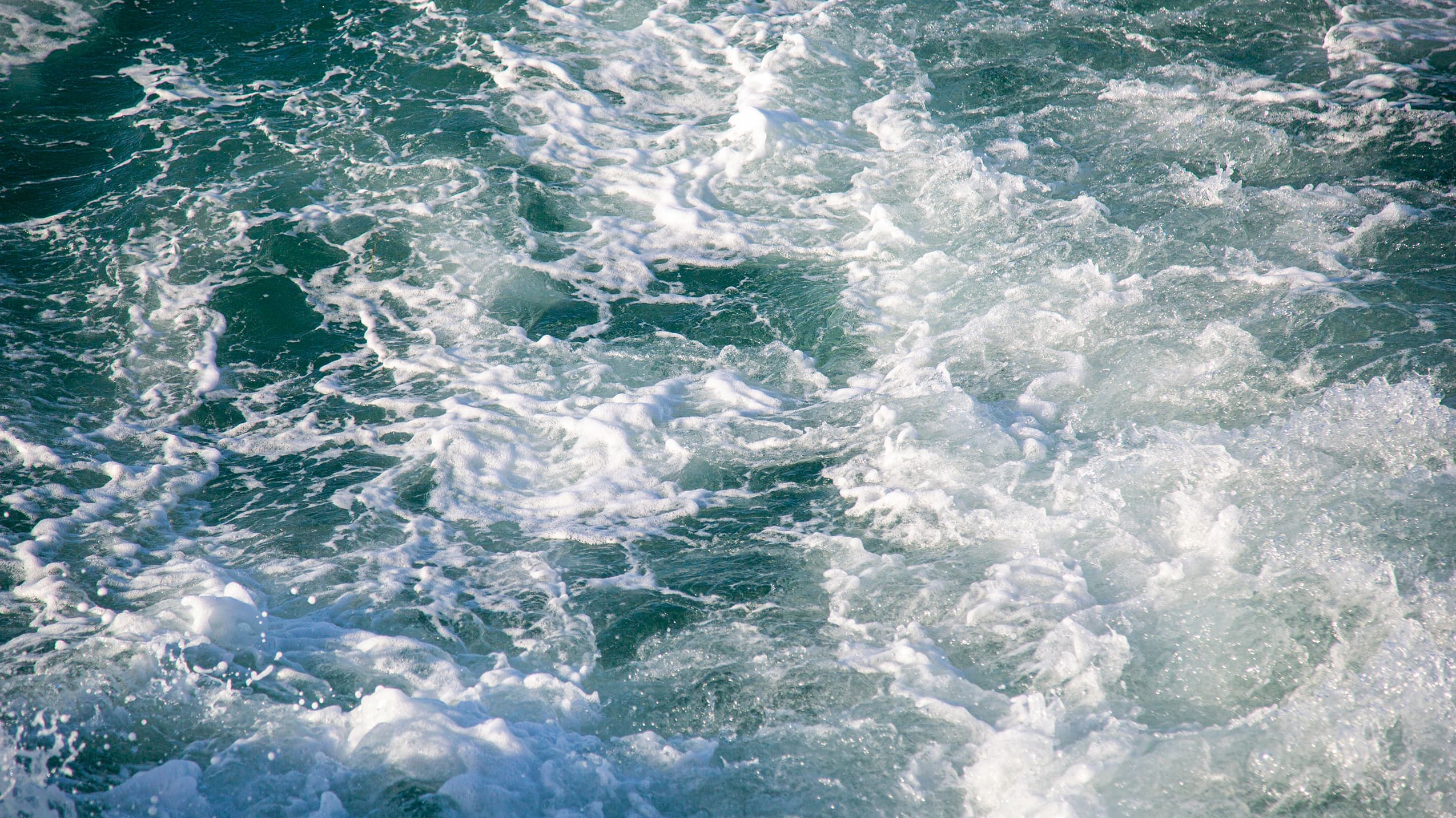 Rushing water