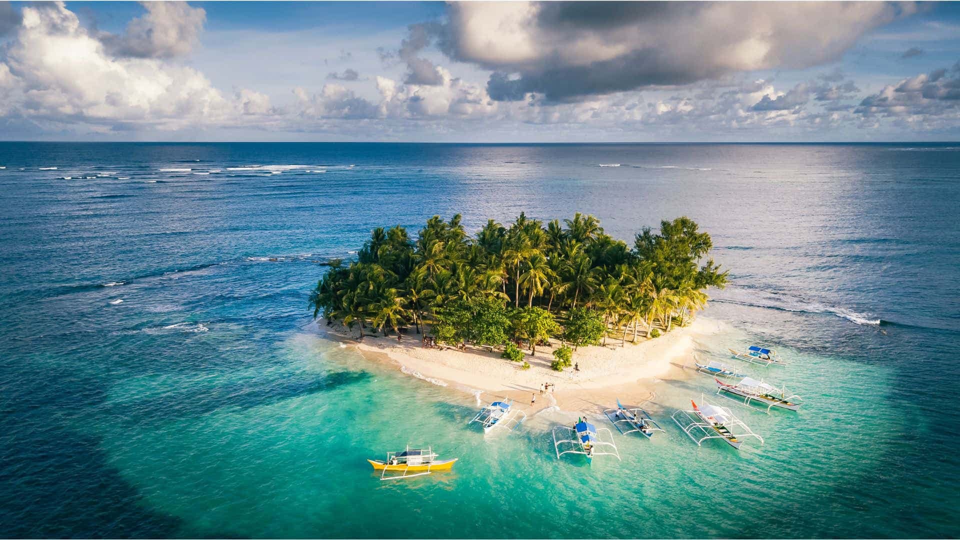 Small island in the sea