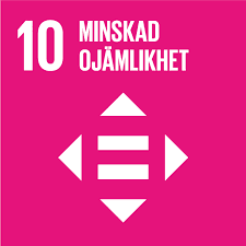 Ikon för FNs Globala mål 10 Minskad ojämlikhet