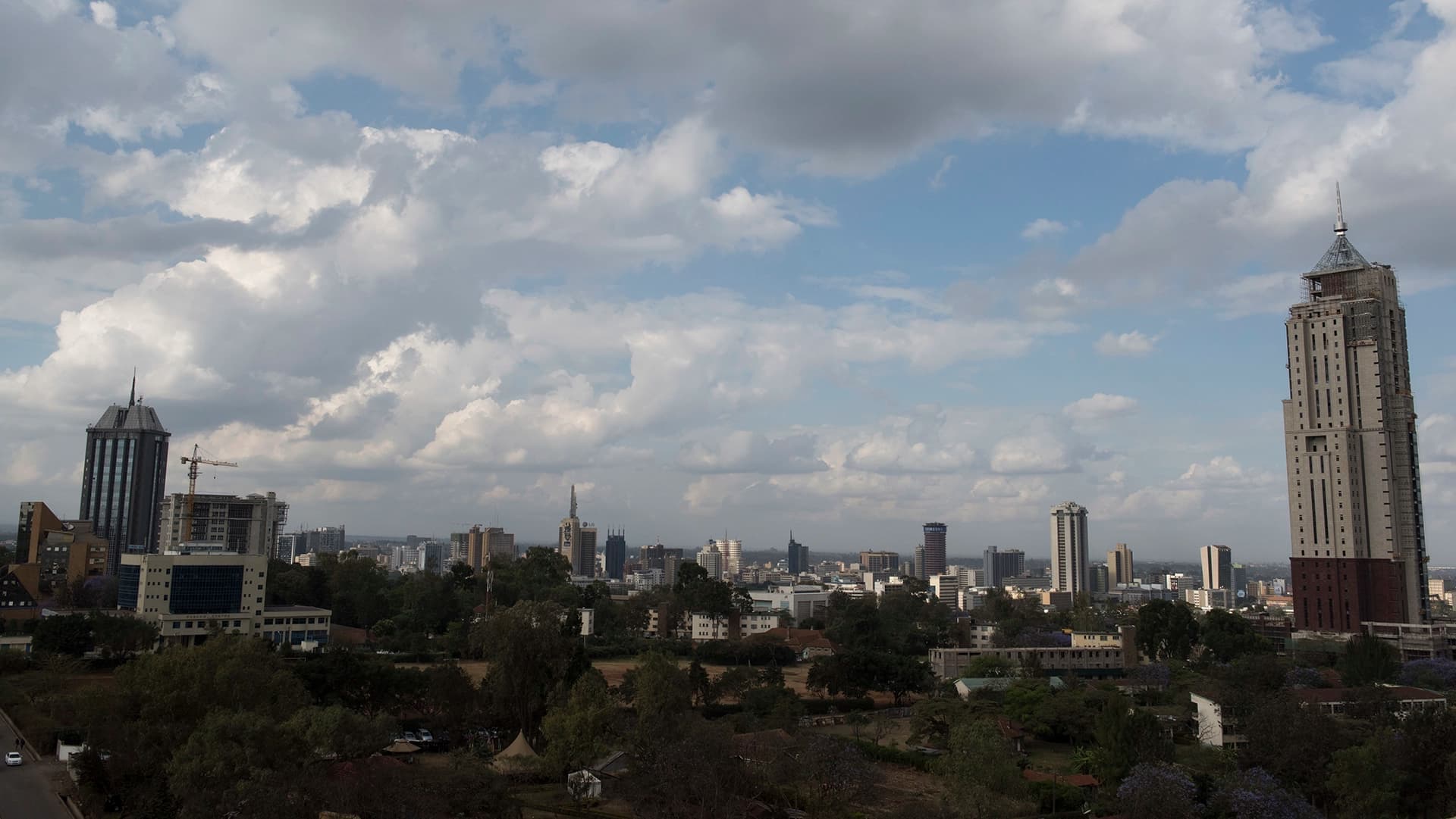 Nairobi stadssiluett