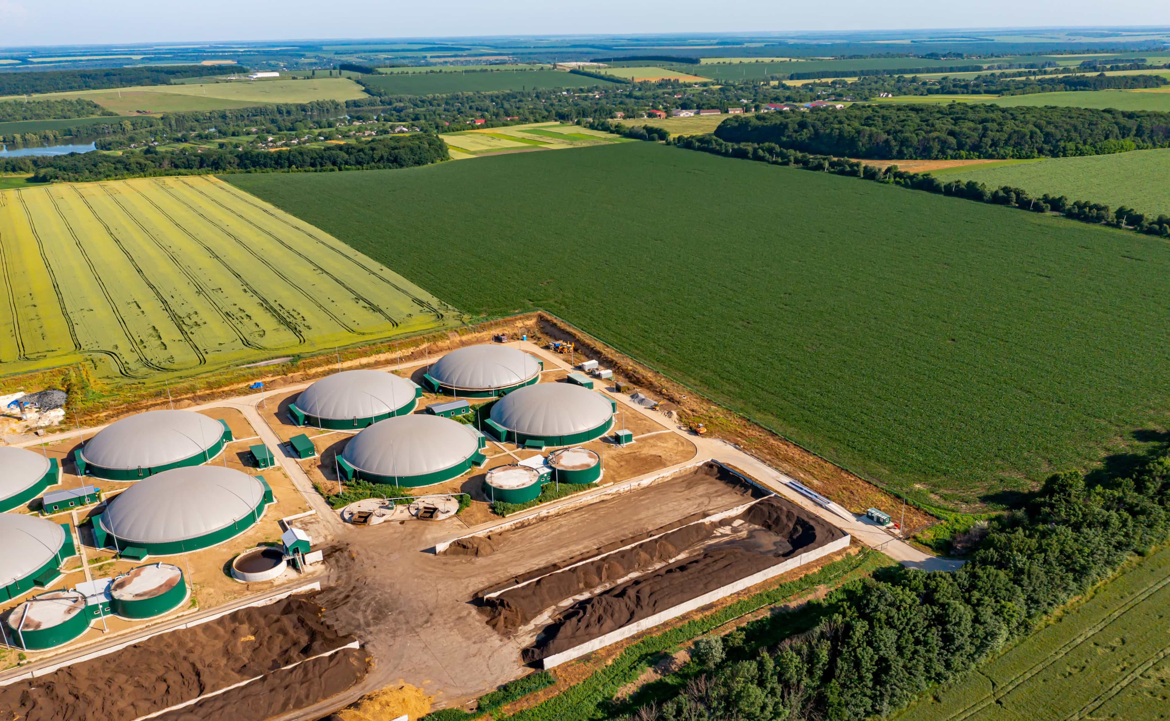 Biogasproduktion anläggning