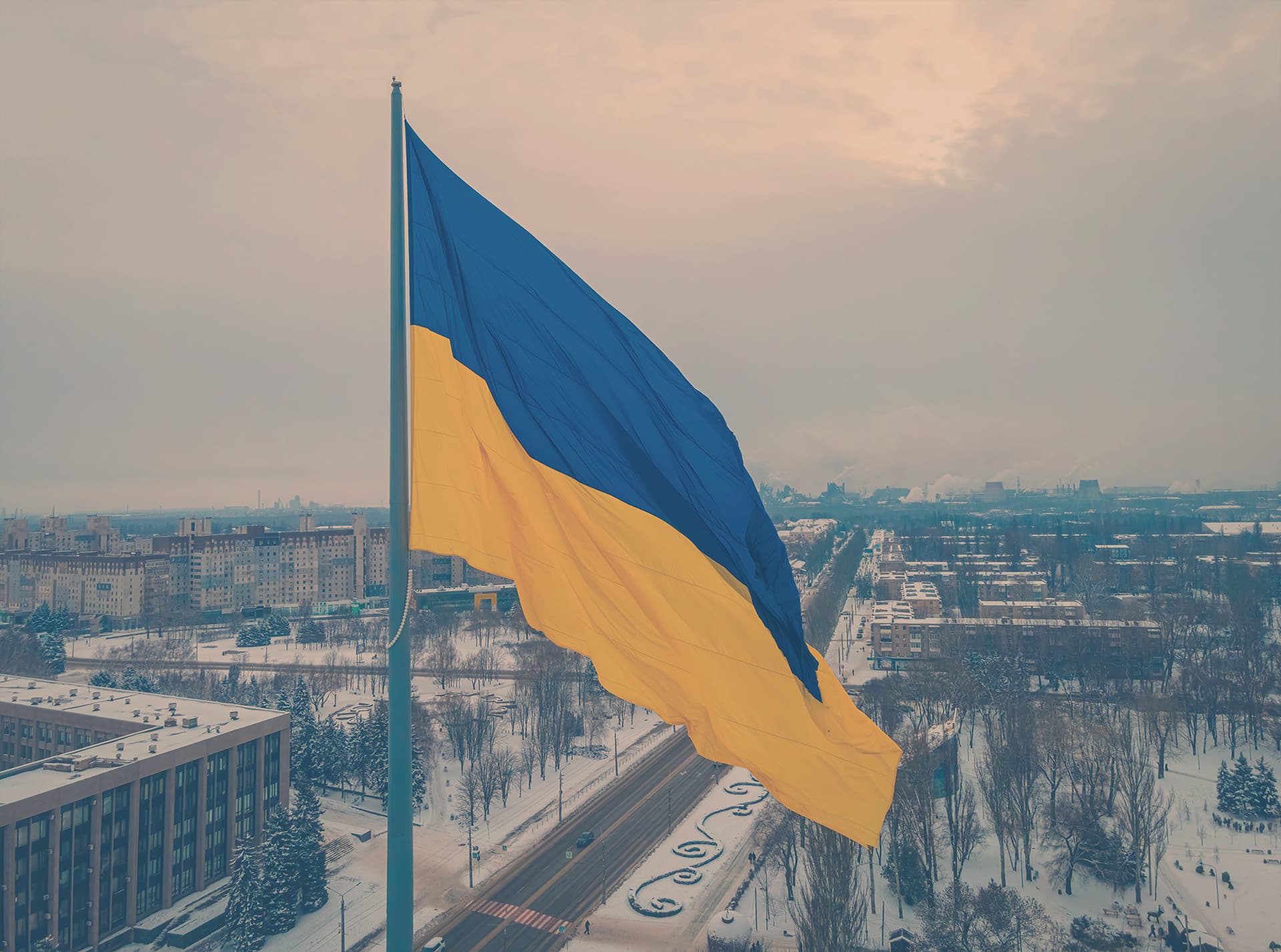 Ukrainas flagga