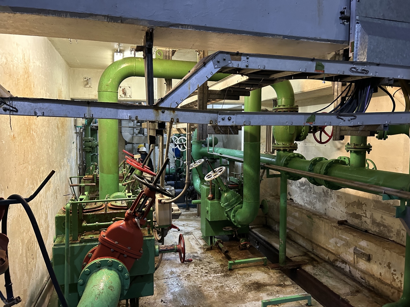 Pictured is the hydro power plant of Aguacate.
